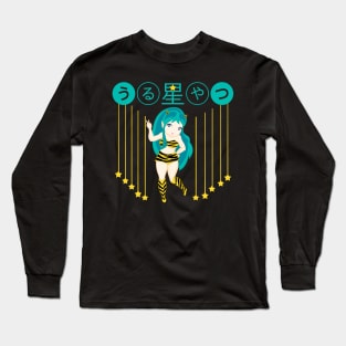 Urusei Yatsura la versión más kawaii de uno de los animes más divertido Long Sleeve T-Shirt